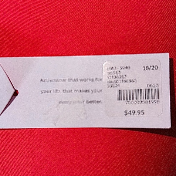 NWT LANE BRYANT LIVI Wicking Cut-Out Back Top - Coral 18/20 - Picture 7 of 16